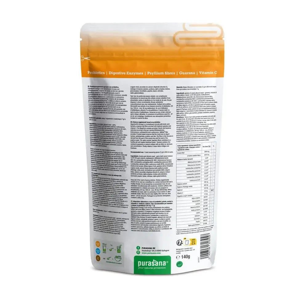 Purasana Digestion pro energy 140 gram