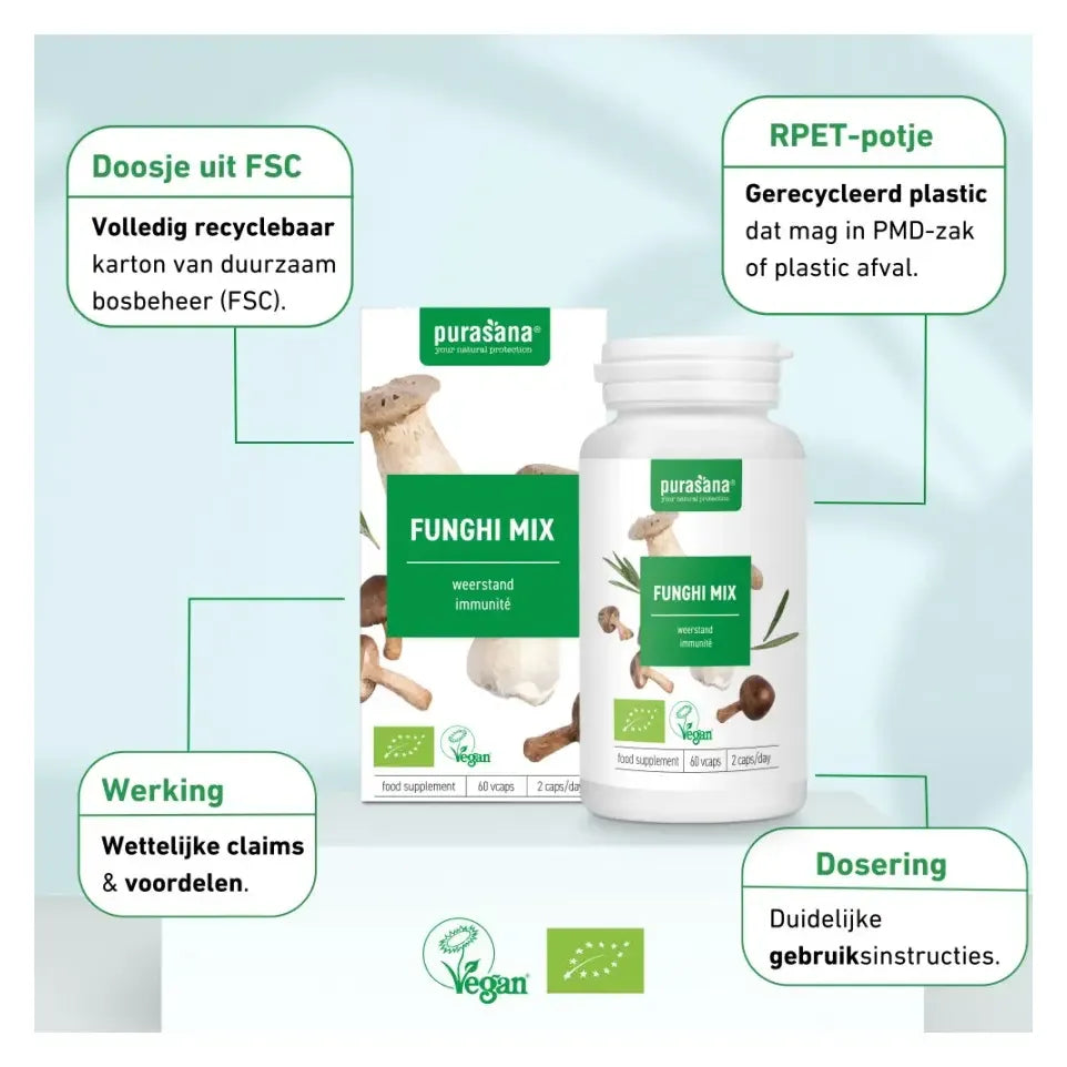 Purasana funghi mix 60 vcaps