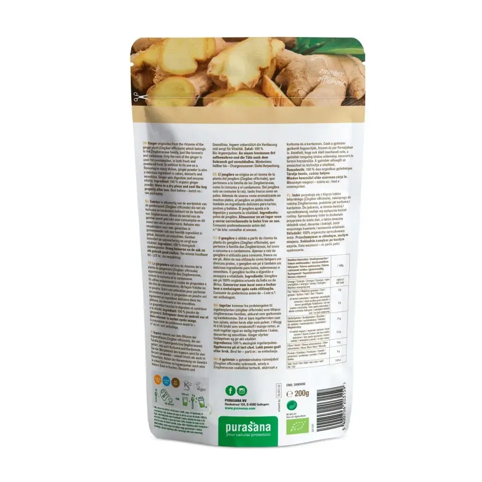 Purasana Gember poeder 200 gram