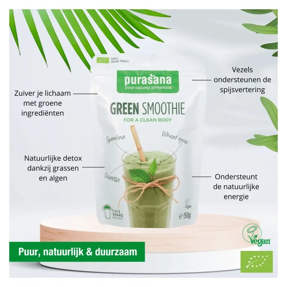 Purasana Green smoothie 150 gram