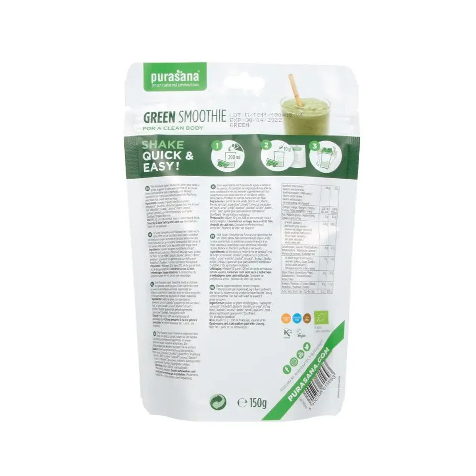 Purasana Green smoothie 150 gram