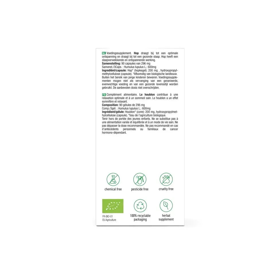 Purasana Hop bio 200 mg 90 vcaps