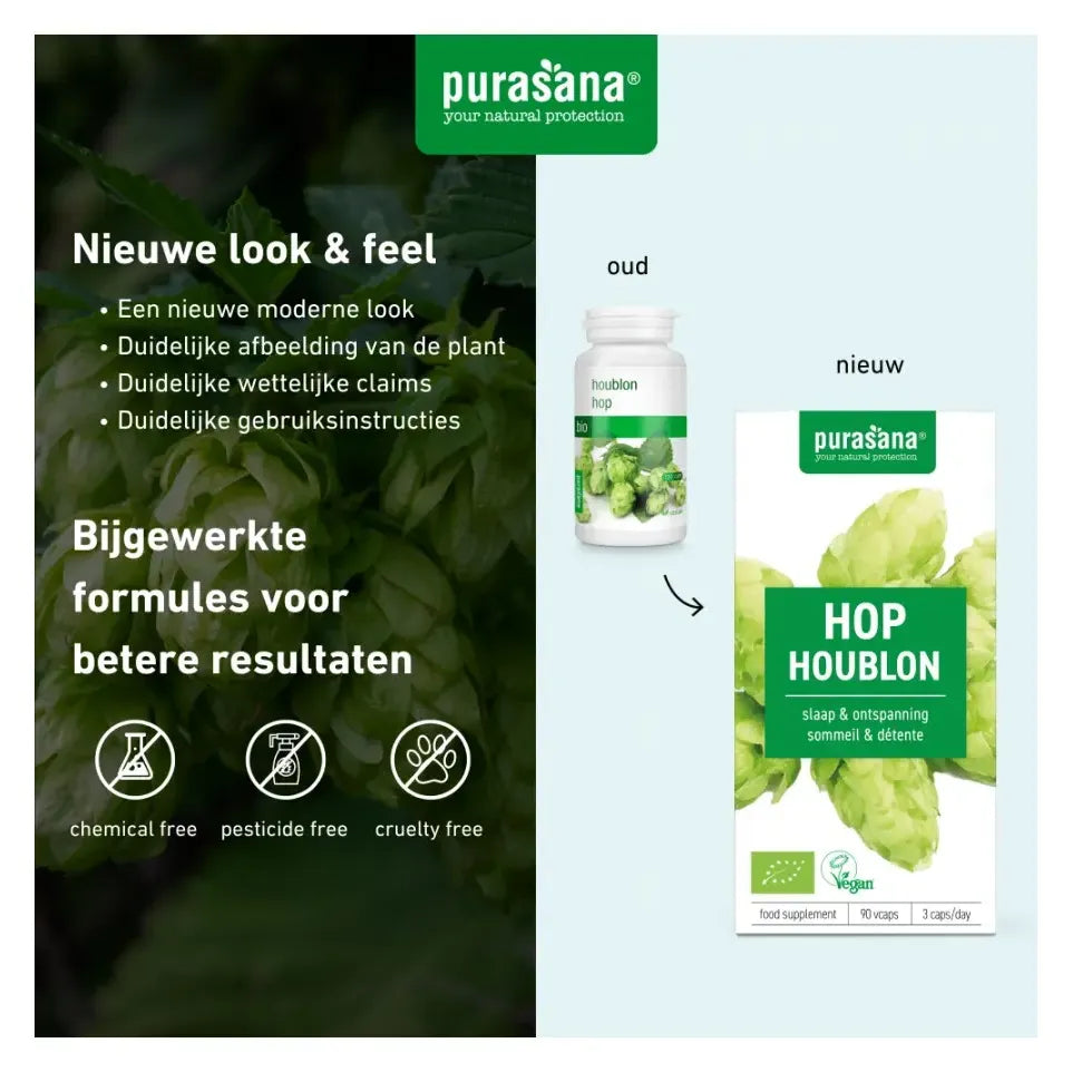 Purasana Hop bio 200 mg 90 vcaps
