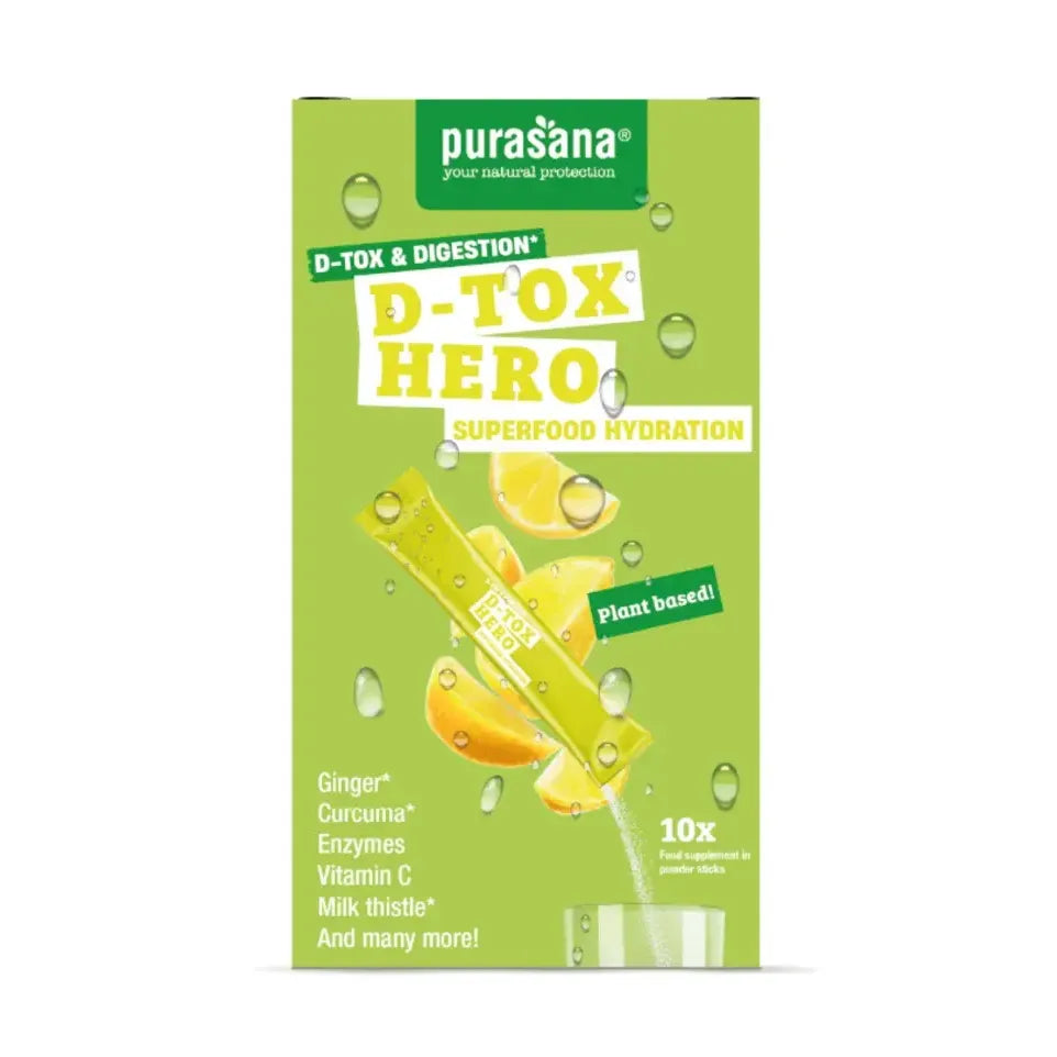 Purasana Hydration superfoods d-tox hero 45 gram