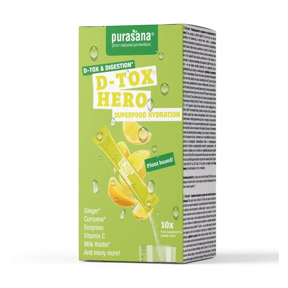 Purasana Hydration superfoods d-tox hero 45 gram