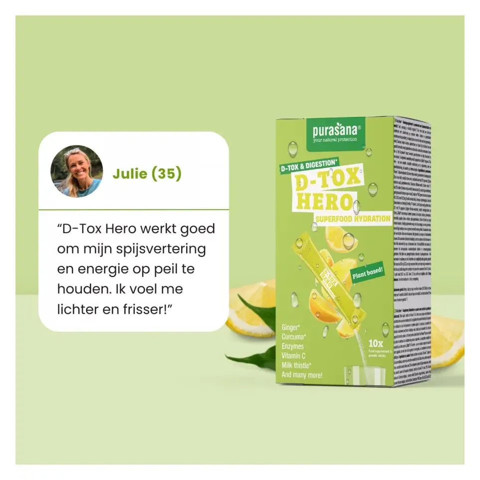 Purasana Hydration superfoods d-tox hero 45 gram