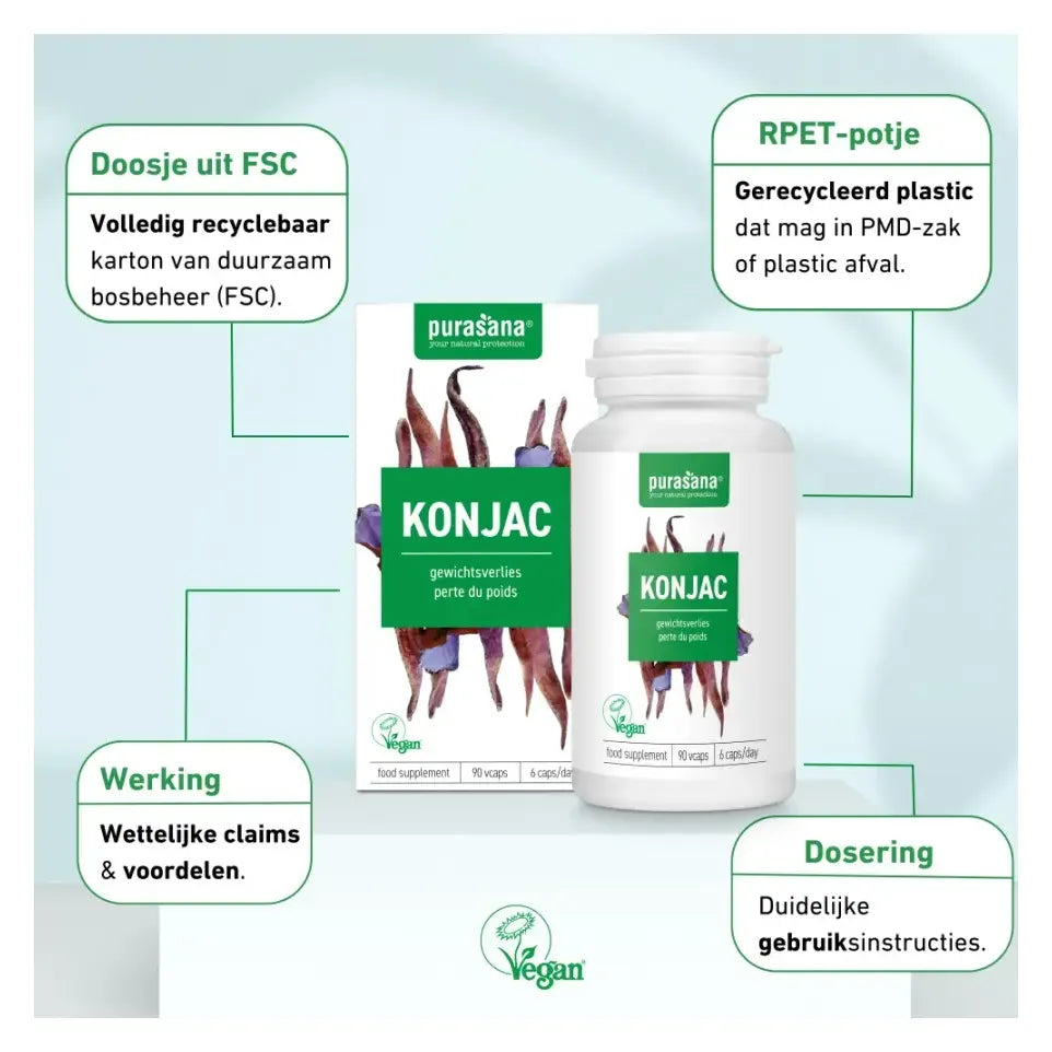 Purasana Konjac extract 530 mg 90 vcaps
