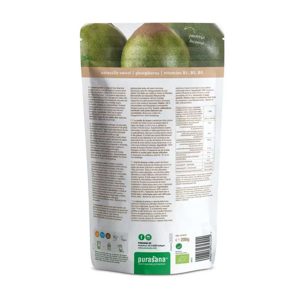 Purasana Lucuma poeder 200 gram