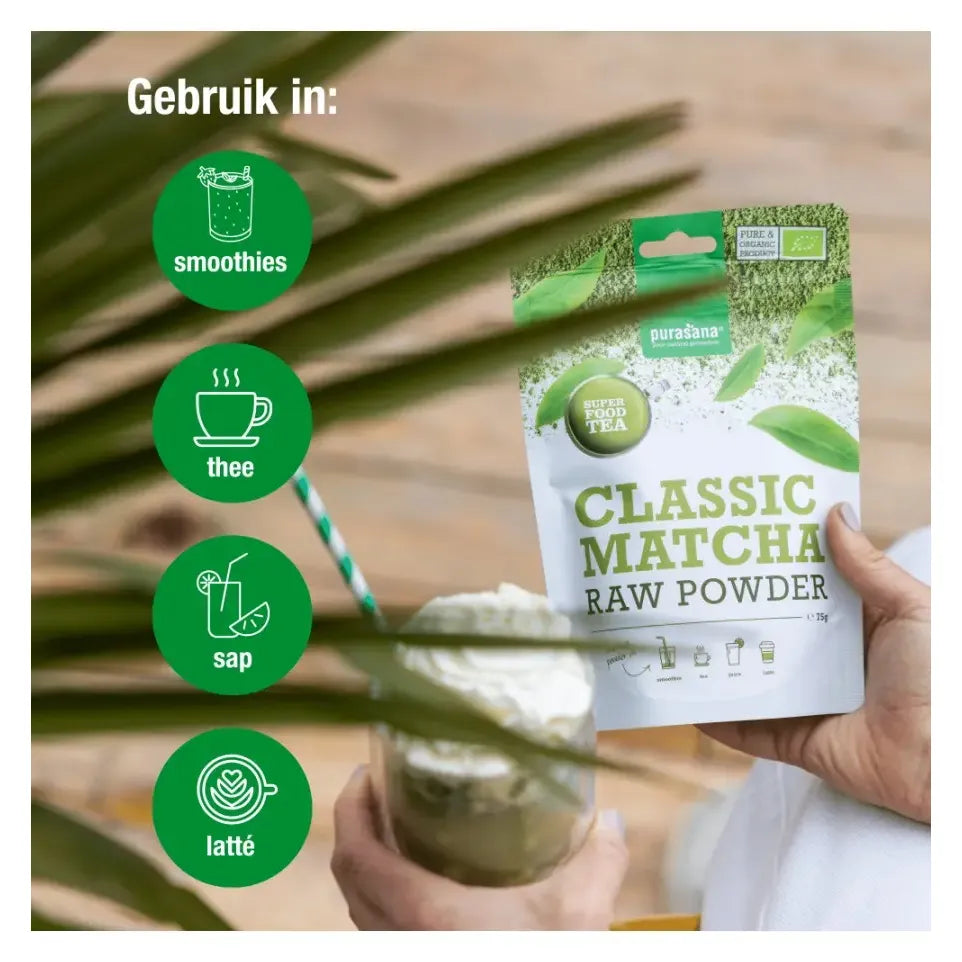 Purasana Matcha powder classic 75 gram