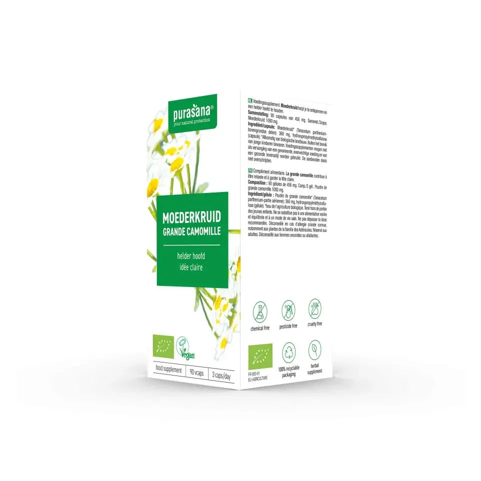 Purasana Moederkruid 360 mg bio 90 vcaps