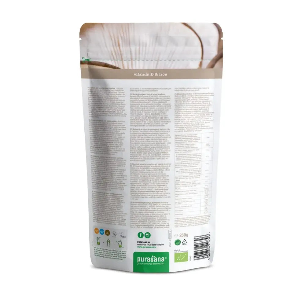 Purasana Mushroom poeder mix250 gram