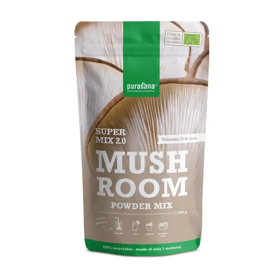 Purasana Mushroom poeder mix250 gram