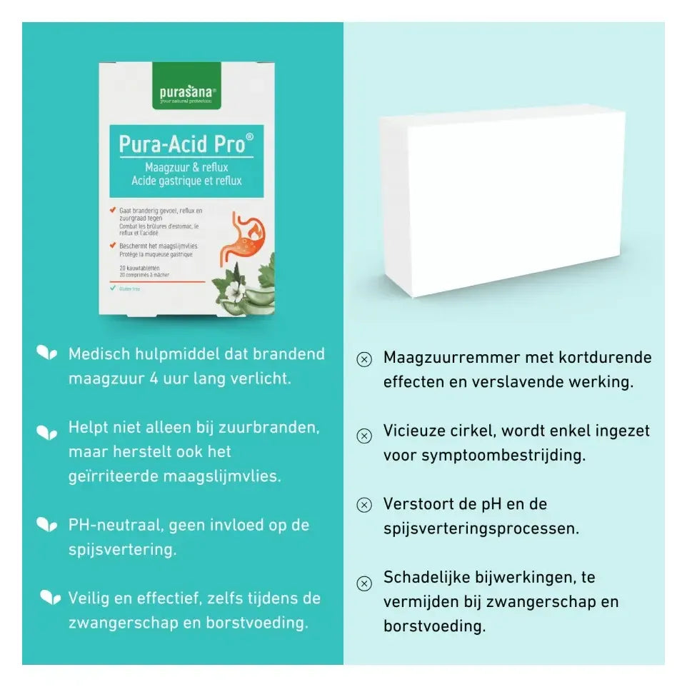 Purasana Pura-acid pro 20 kauwtabletten