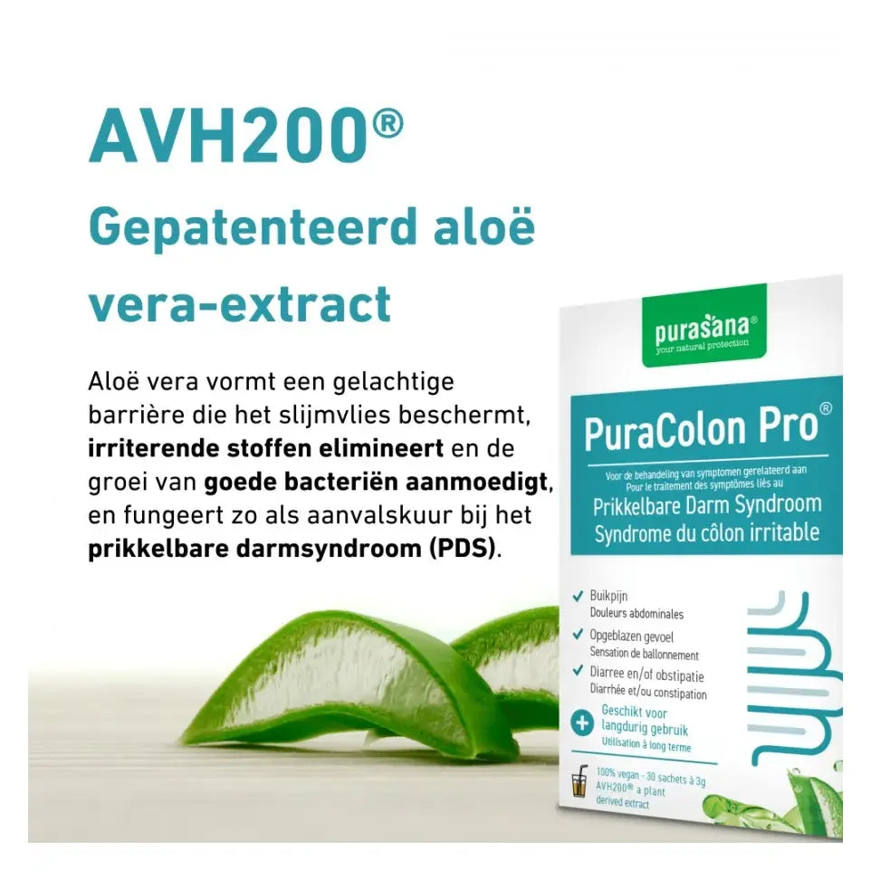 Purasana Puracolon pro prikkelbare darm syndroom 30 sachets