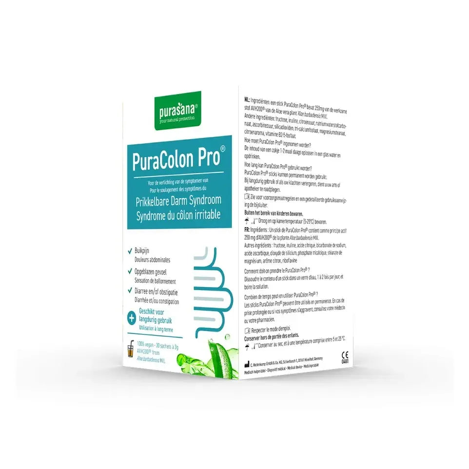 Purasana Puracolon pro prikkelbare darm syndroom 30 sachets