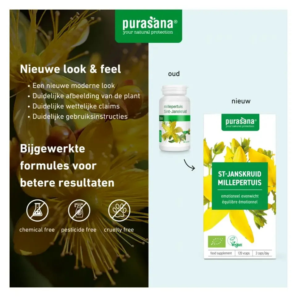 Purasana Sint Janskruid 120 vcaps