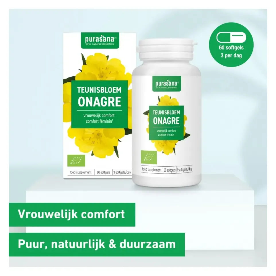 Purasana Teunisbloem 60 softgels