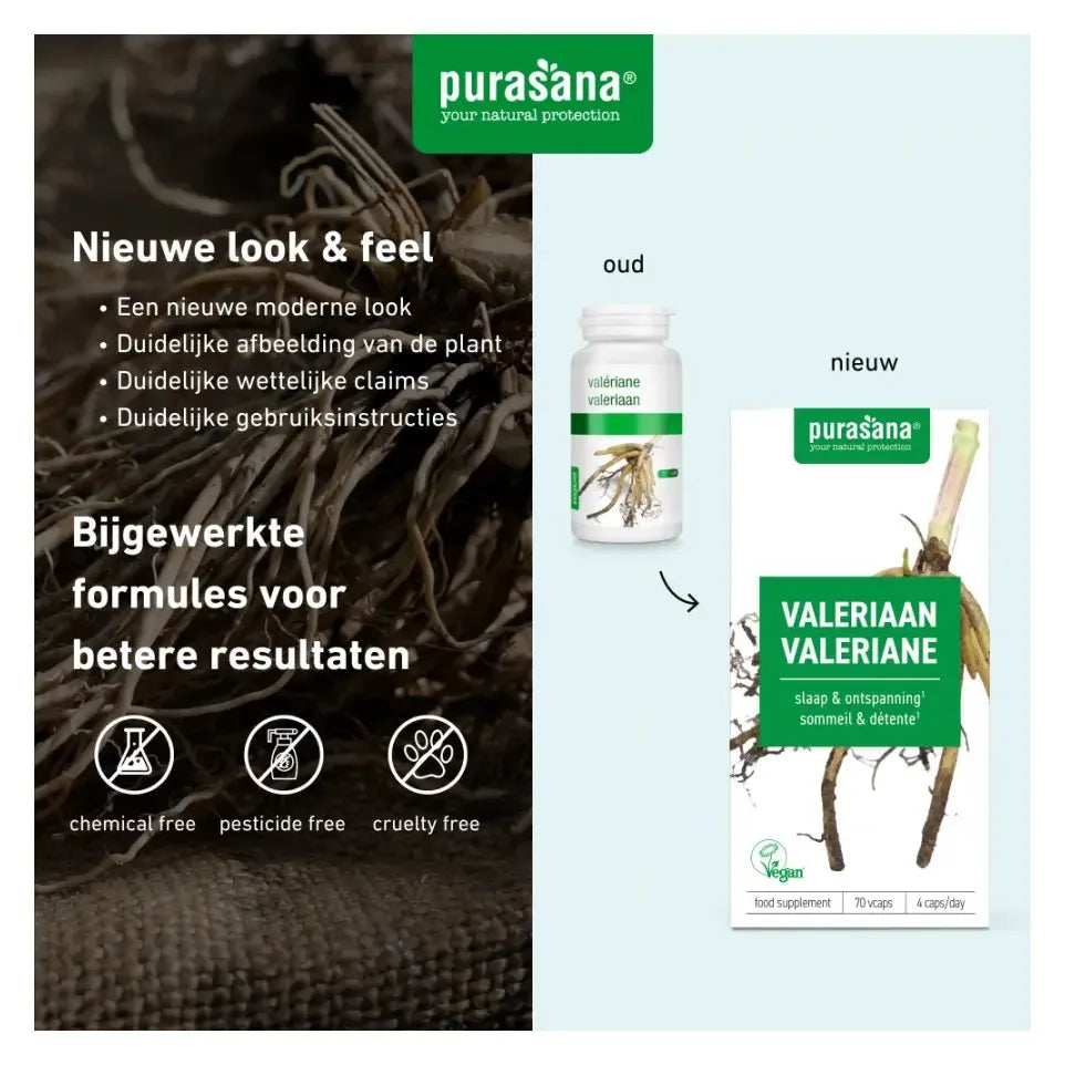 Purasana Valeriaan 70 capsules