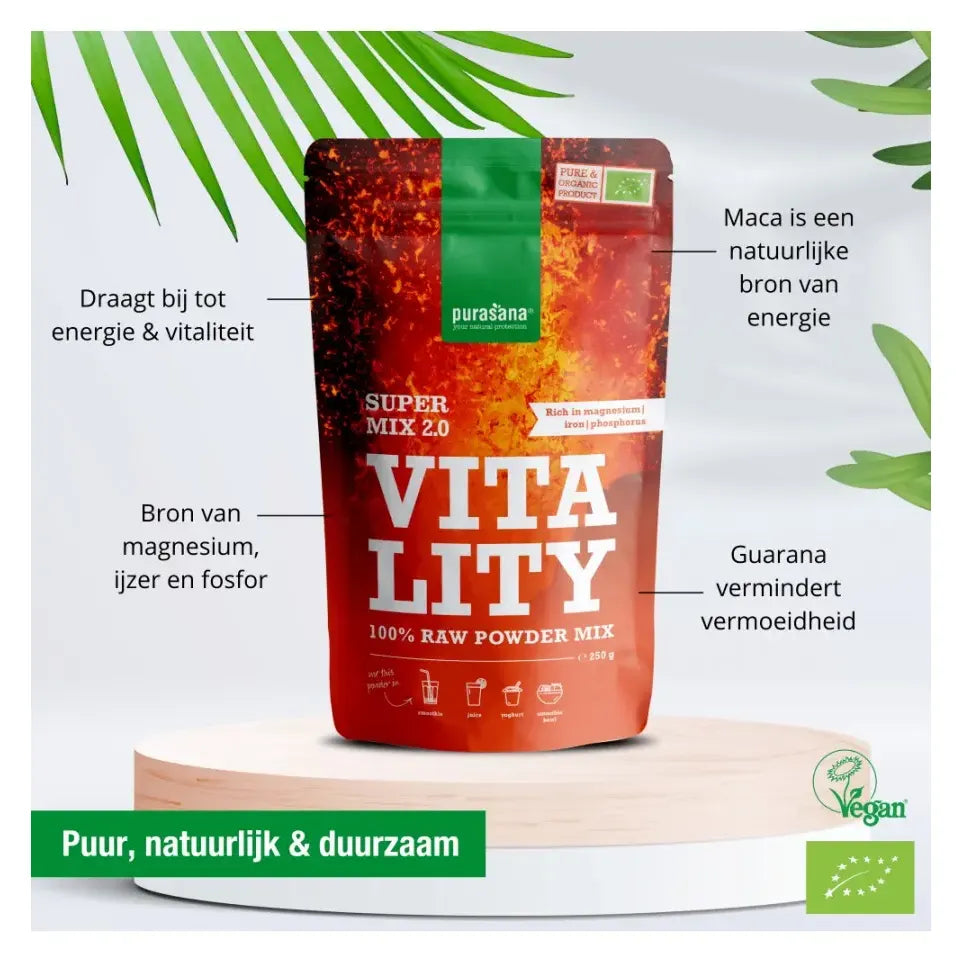 Purasana Vitality mix 2.0 250 gram