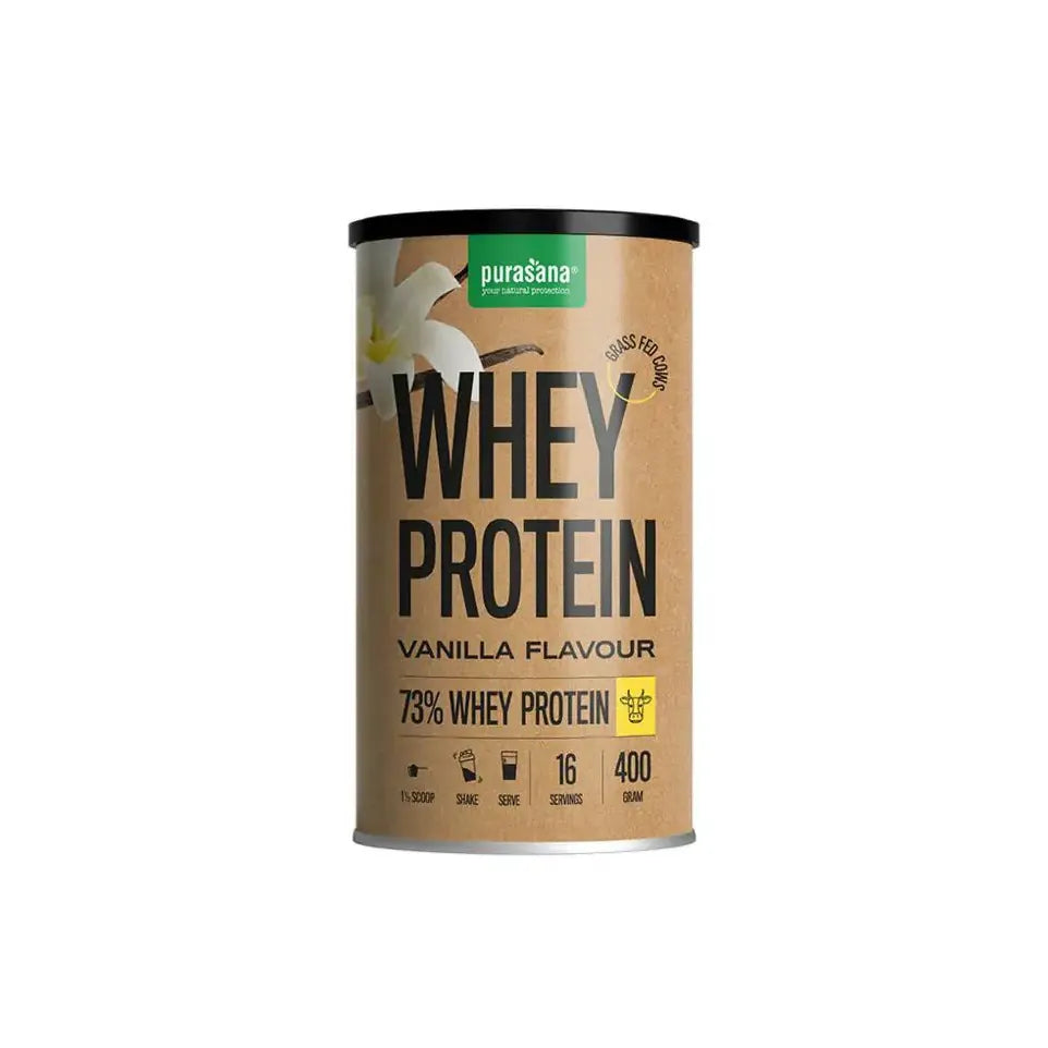 Purasana Whey proteine 73% vanille 400 gram