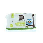 Pure Beginnings Biodegradable baby wipes aloe 64 stuks