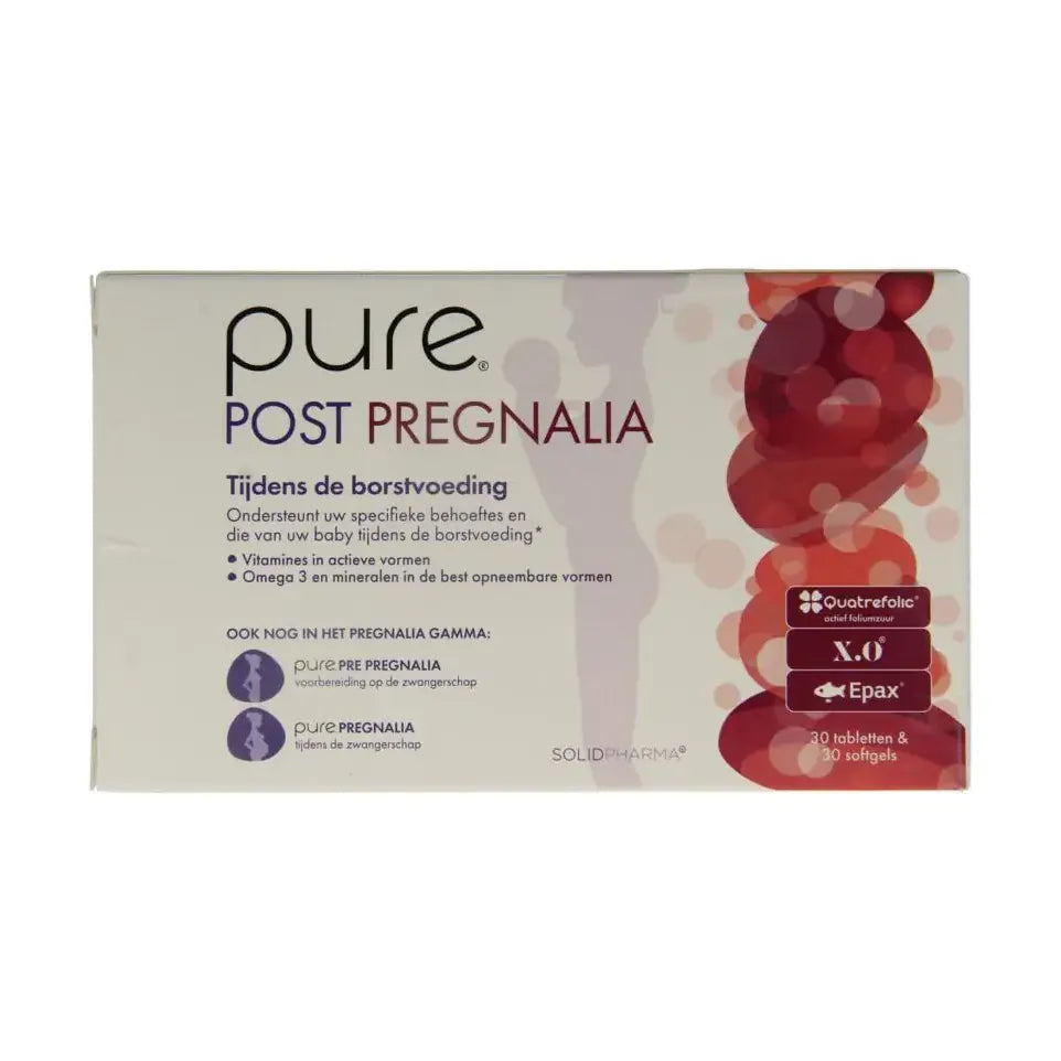 Pure Post pregnalia 30 tabletten & 30 softgels 60 stuks