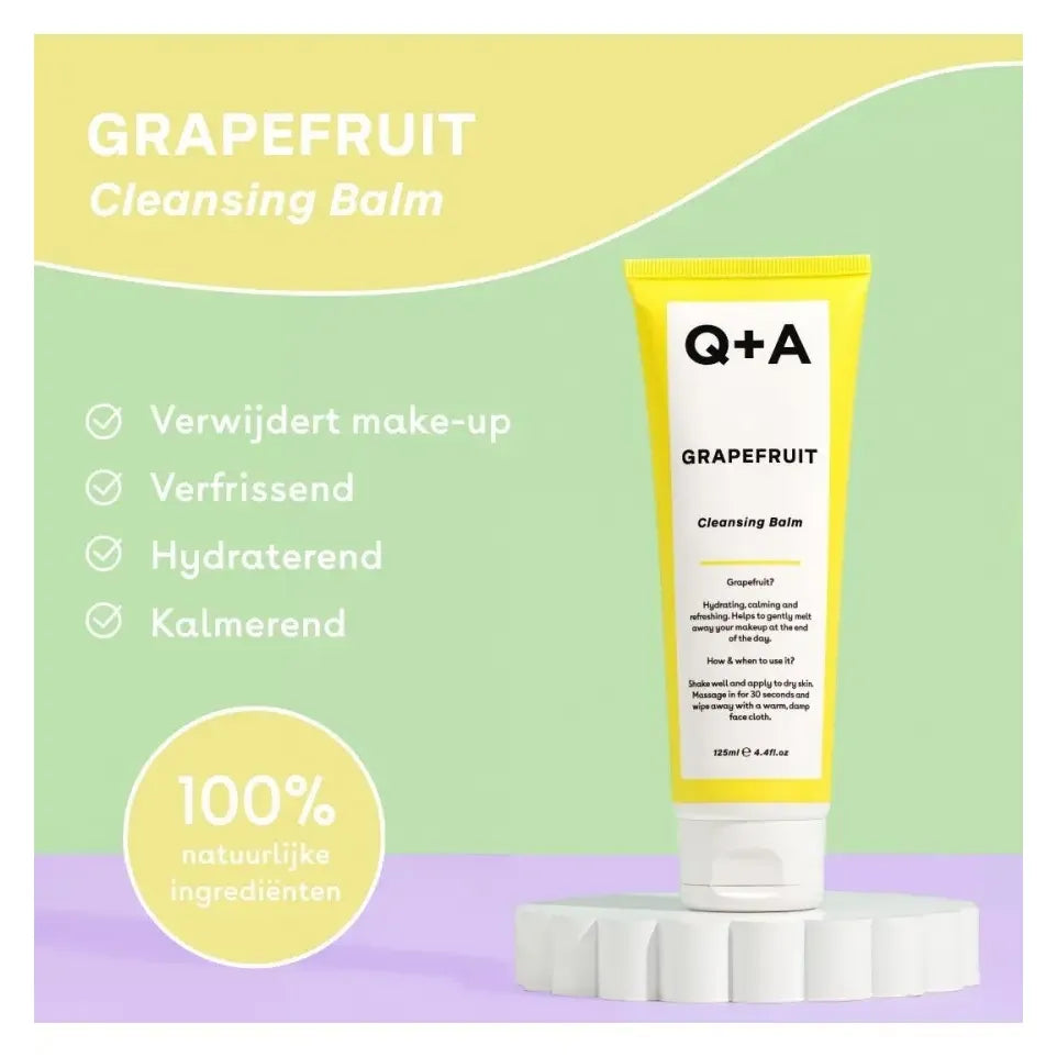 Q+A Grapefruit cleansing balm 125 gram