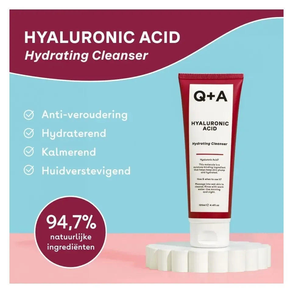 Q+A Hyaluronic acid cleansing gel 125 ml