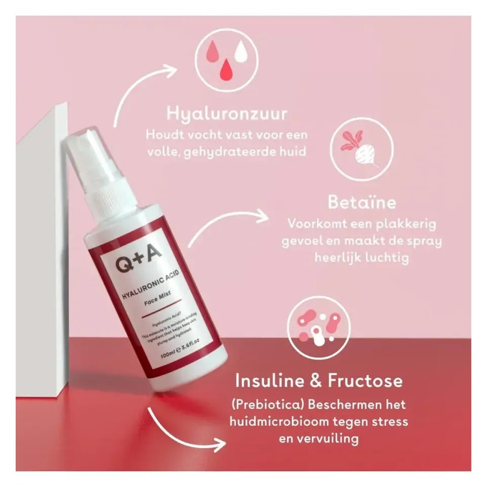 Q+A Hyaluronic acid face mist 100 ml