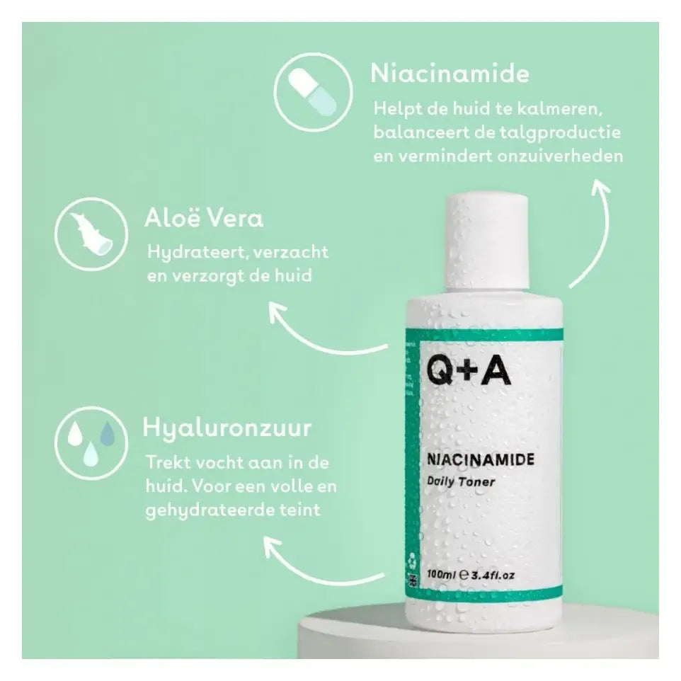 Q+A Niacinamide daily toner 100 ml