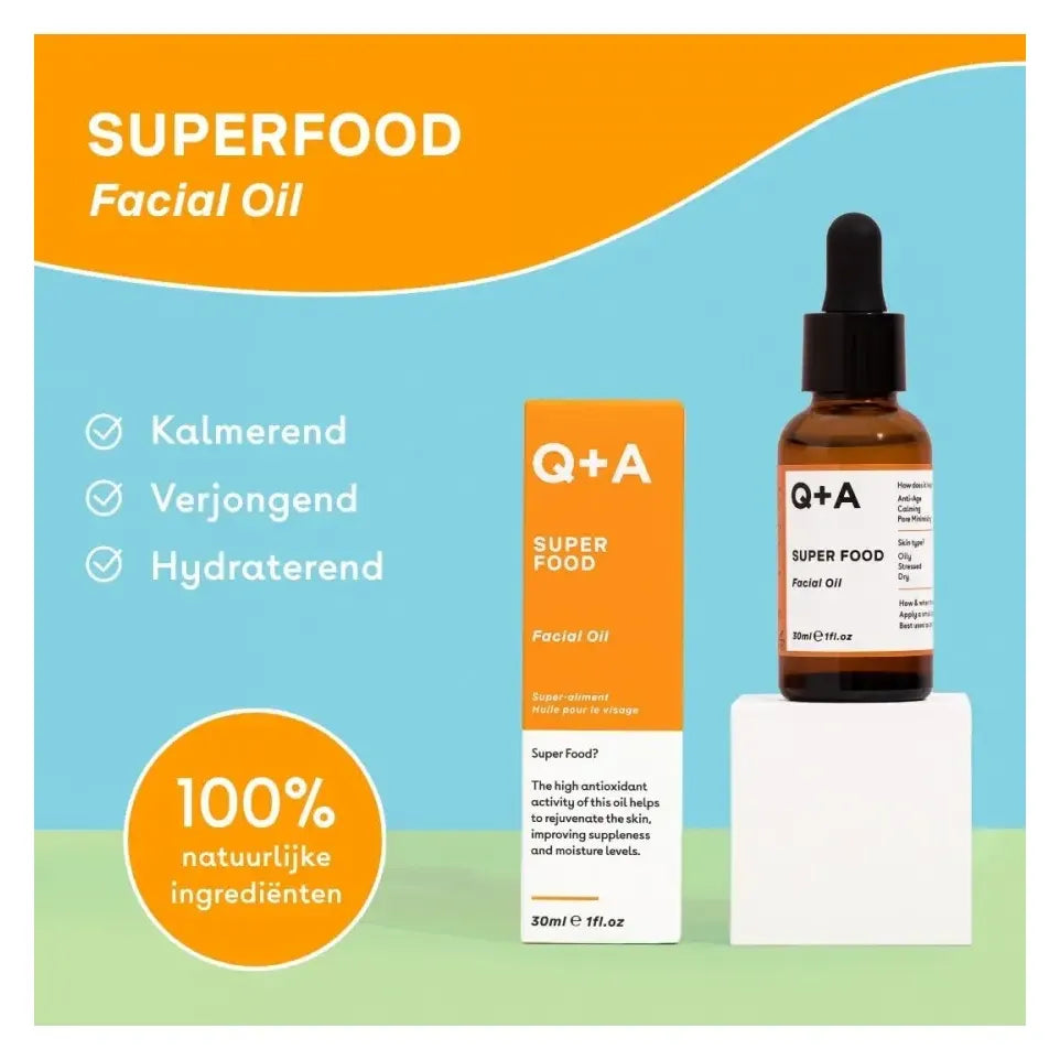 Q+A Superfood facial oil 30 ml