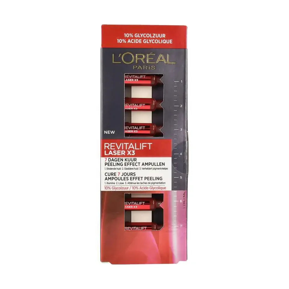 Loreal Revitalift Laser X3 Peeling Effect 7 ampullen