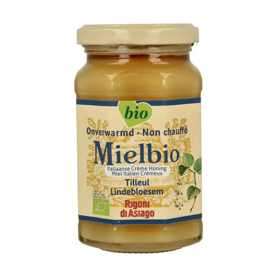 Mielbio Lindebloesem creme honing 300 gram