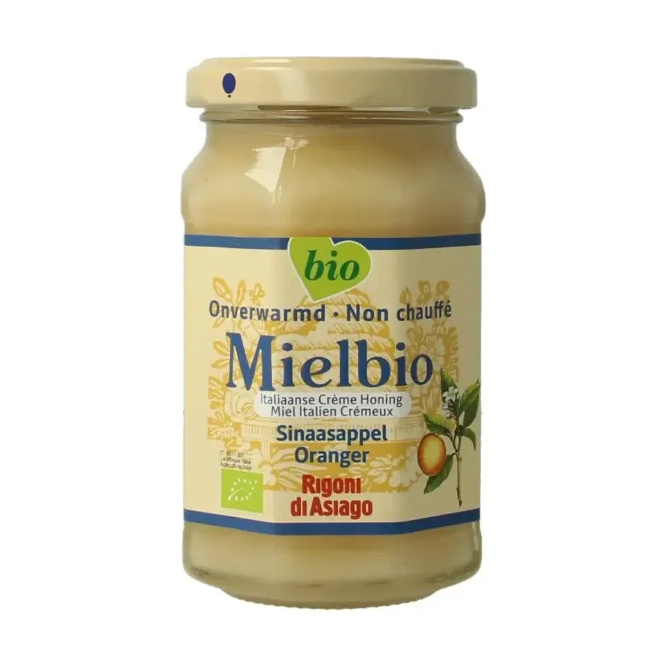 Mielbio Sinaasappel creme honing 300 gram