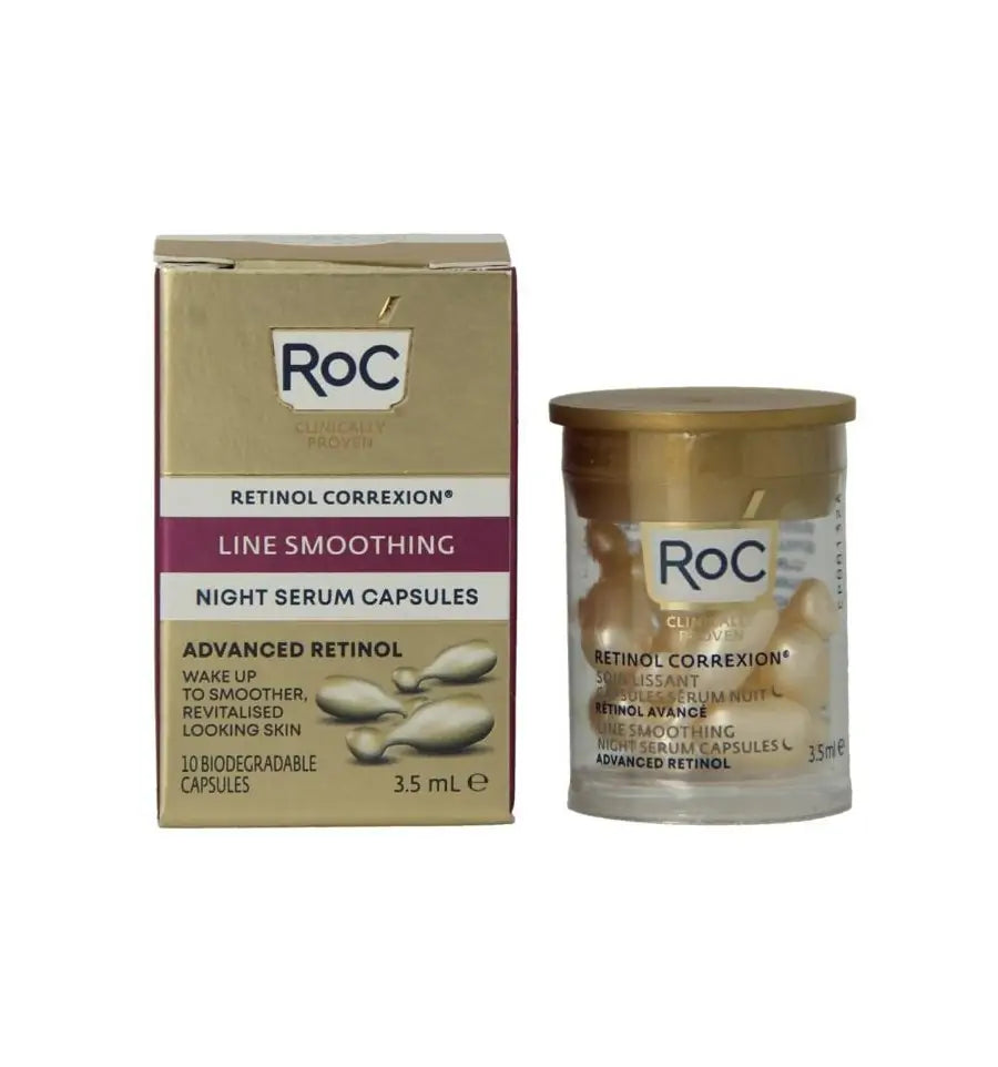 ROC Retinol correxion night serum 10 capsules