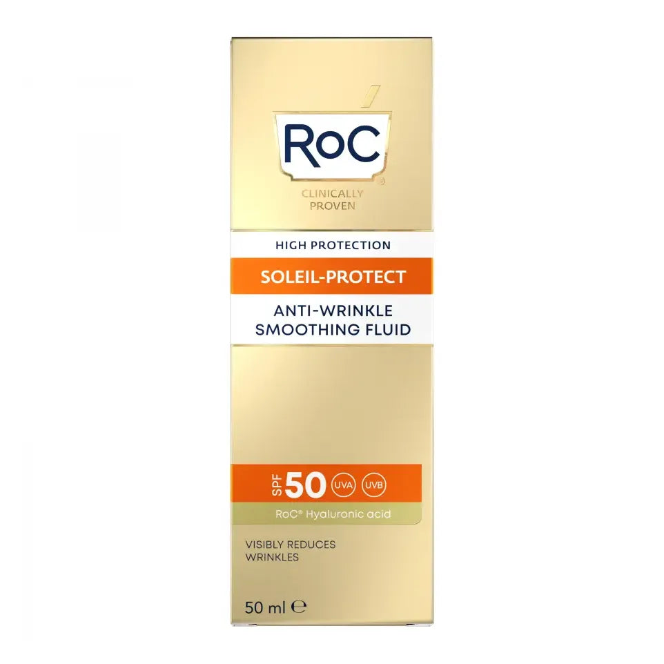 ROC Soleil protect anti wrinkle smoothing fluid SPF50+ 50 ml