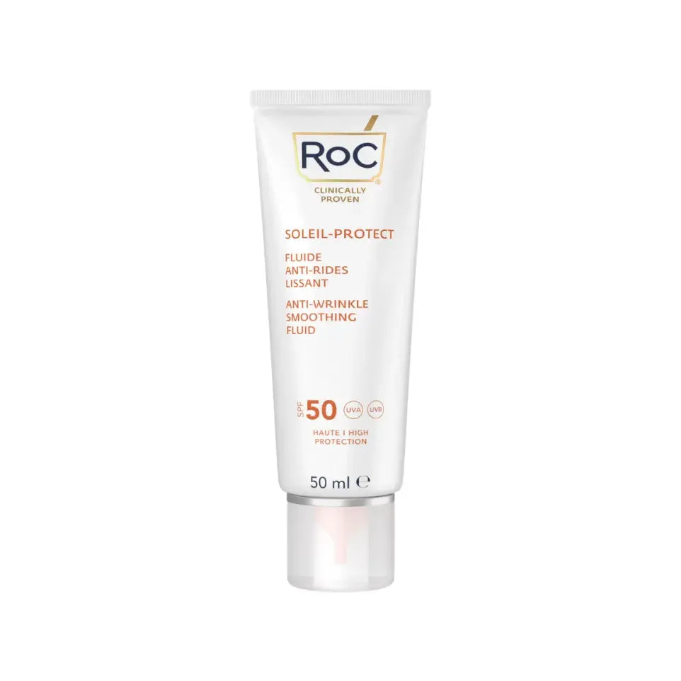 ROC Soleil protect anti wrinkle smoothing fluid SPF50+ 50 ml