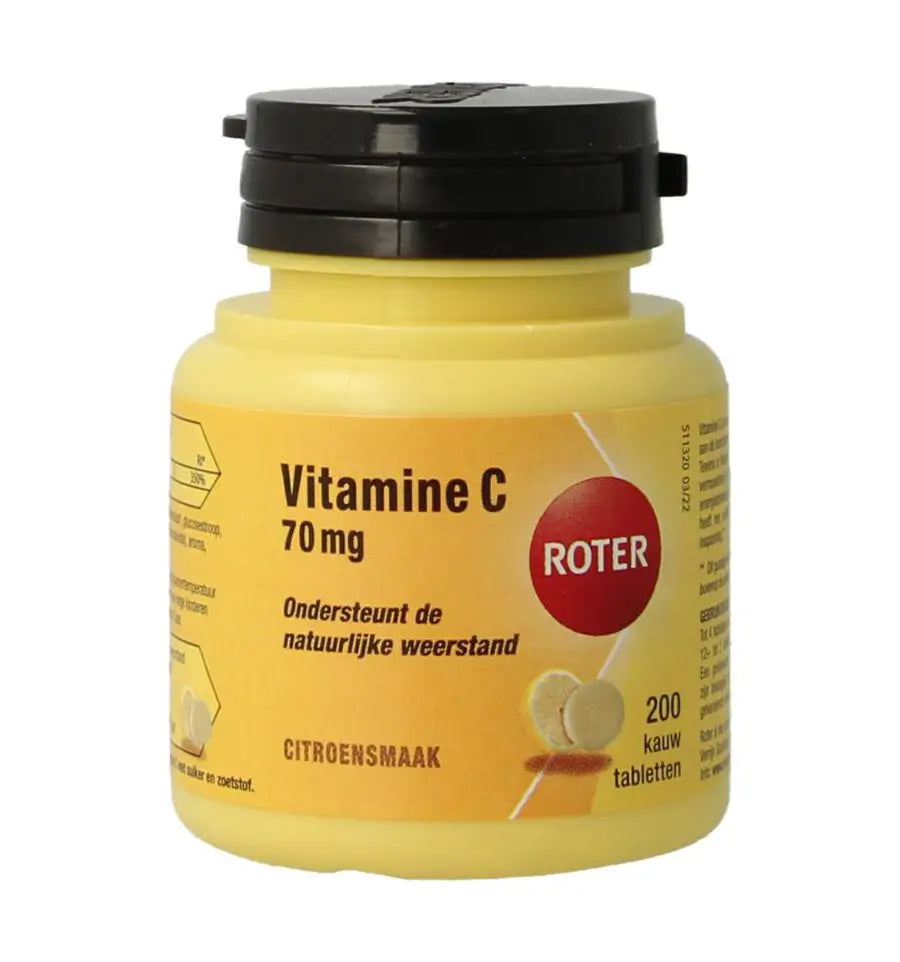 Roter Vitamine C 70 mg kauwtablet 200 kauwtabletten