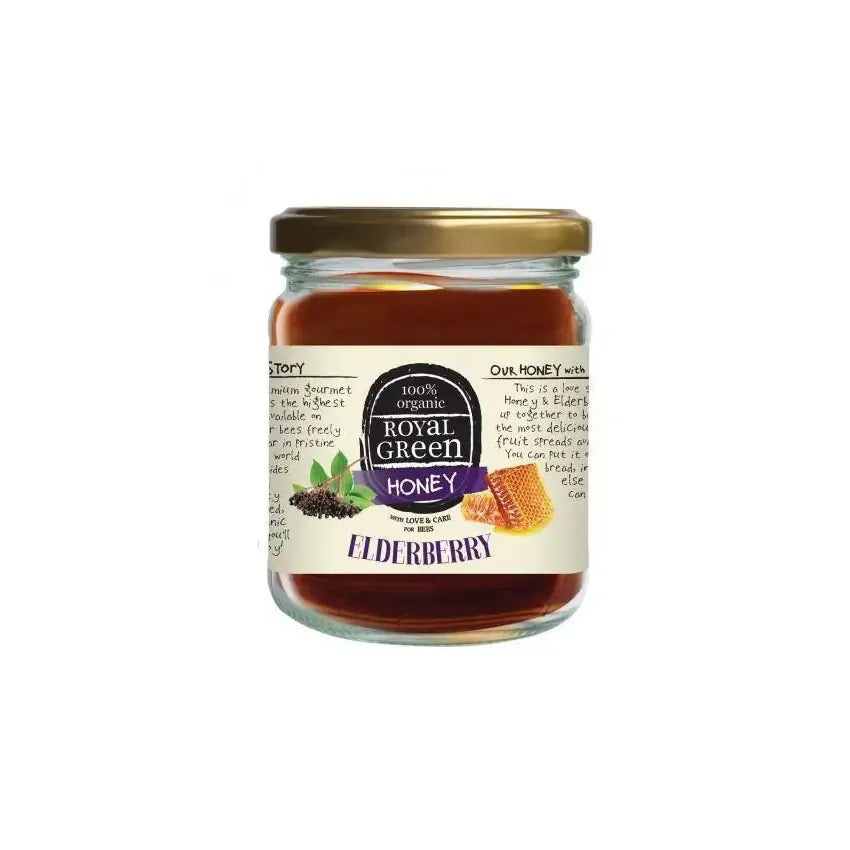 Royal Green Elderberry honey 250 gram