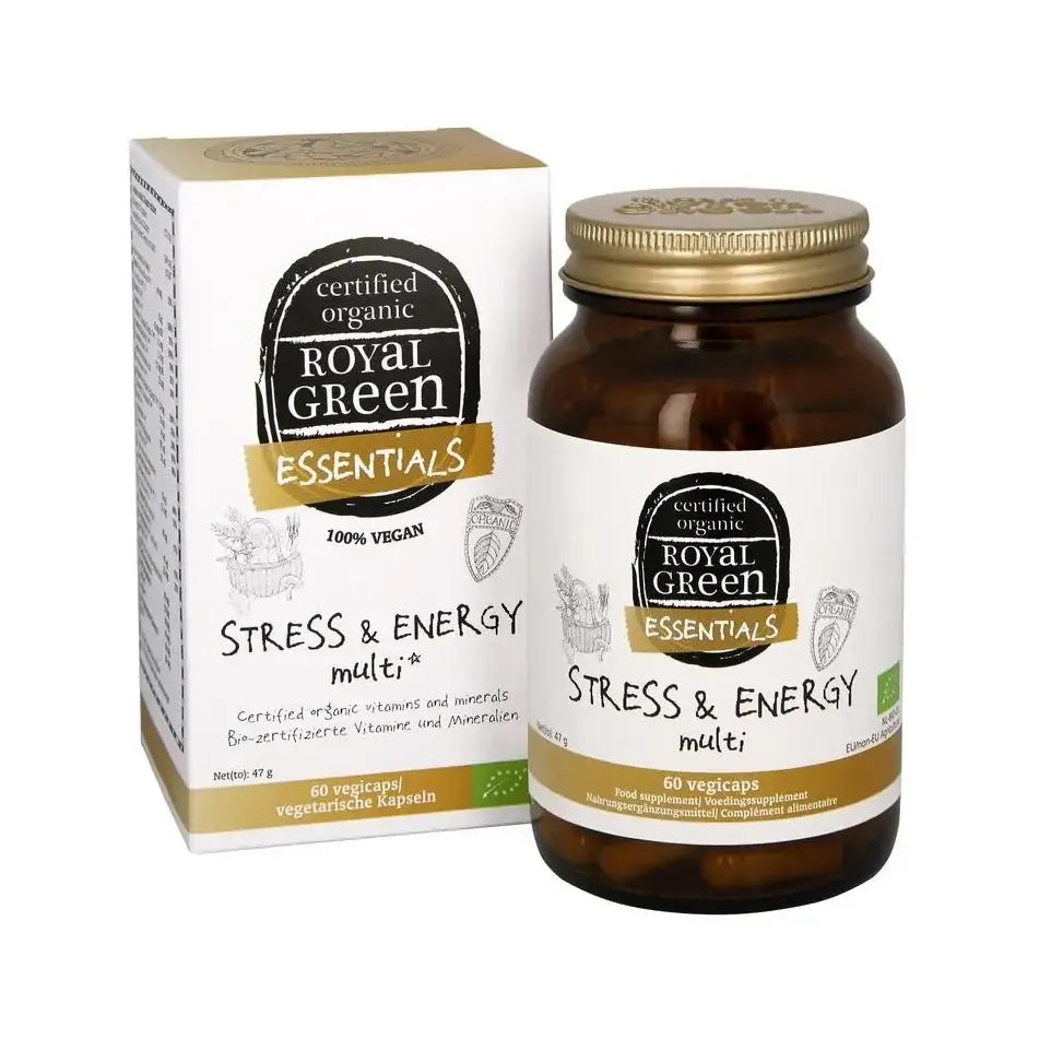 Royal Green Stress & energy multi biologisch 60 vcaps