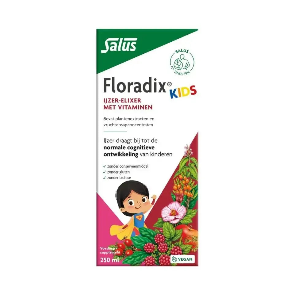 Floradix IJzer-elixer voor kids 250 ml