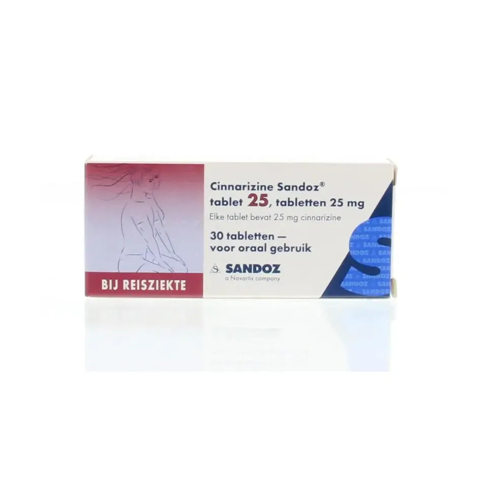 Sandoz Cinnarizine 25 mg 30 tabletten