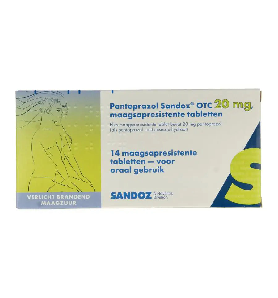 Sandoz Pantoprazol 20 mg 14 stuks