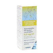 Sandoz Xylometazoline 0,5mg/ml druppels 10 ml