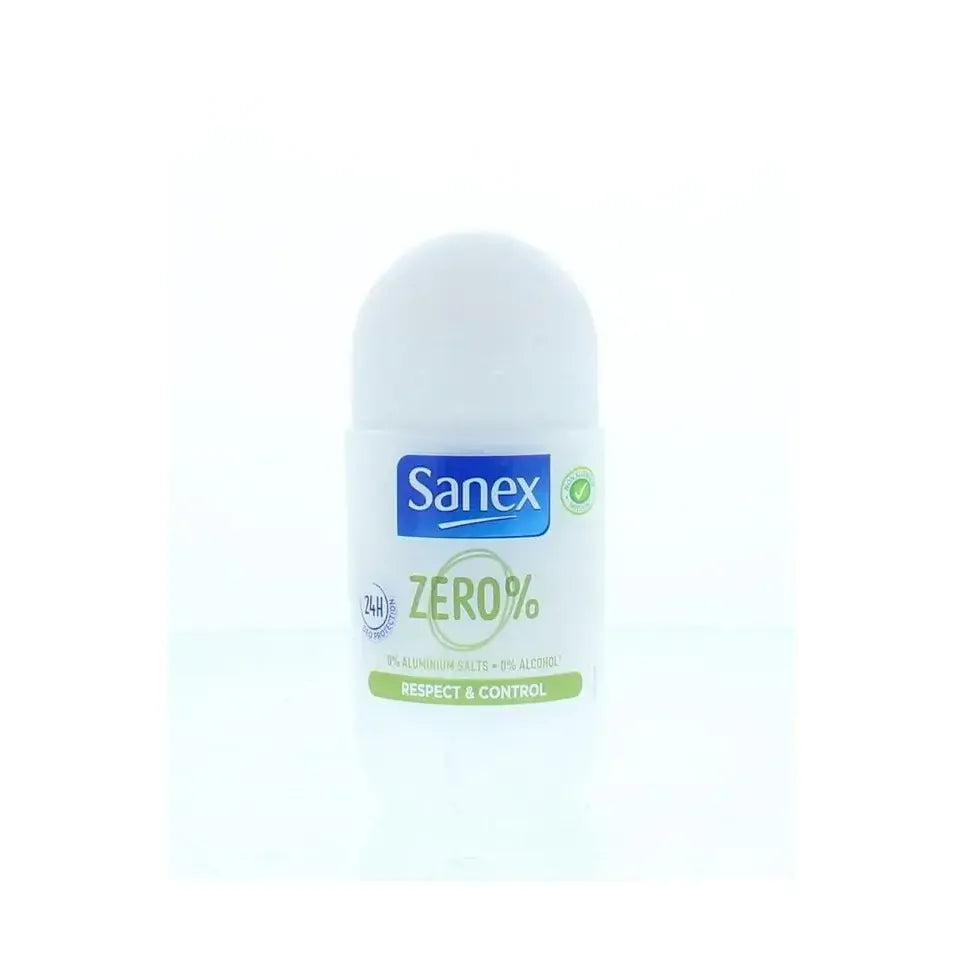 Sanex Deodorant roller zero % respect & control 50 ml
