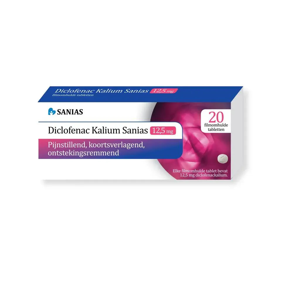 Sanias Diclofenac kalium 12.5 mg 20 tabletten