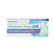Sanias Foliumzuur 0.5 mg 30 tabletten