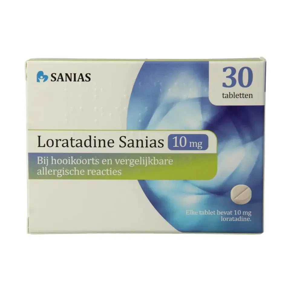 Sanias Loratadine 10 mg 30 tabletten