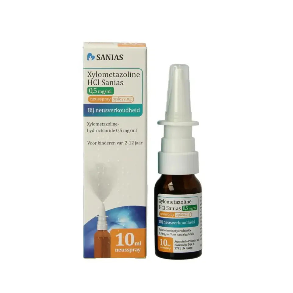 Sanias Xylometazoline HCI 0.5 mg spray 10 ml