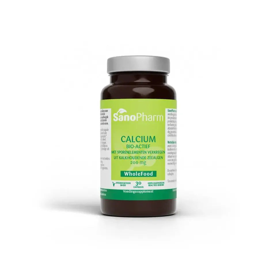 Sanopharm Calcium 200 mg wholefood 30 capsules